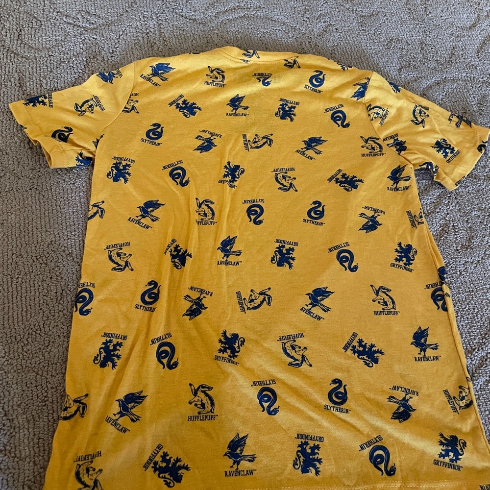 Harry Potter Ravenclaw All Over Print Logo School Collegiate Style T-shirt XS